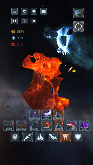 星球毁灭模拟器巨兽破坏画面