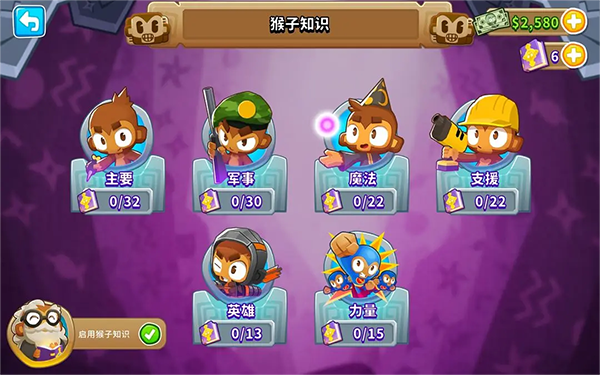 猴子知识天赋树截图