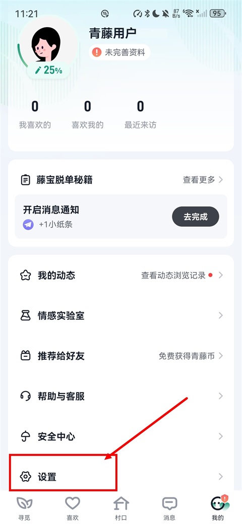 设置页面截图