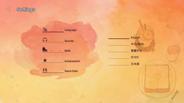 打开设置切换中文截图