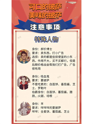 可口的比萨吸血鬼和羊订单截图