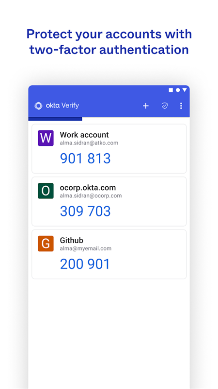 Okta Verify app官方版第1张截图