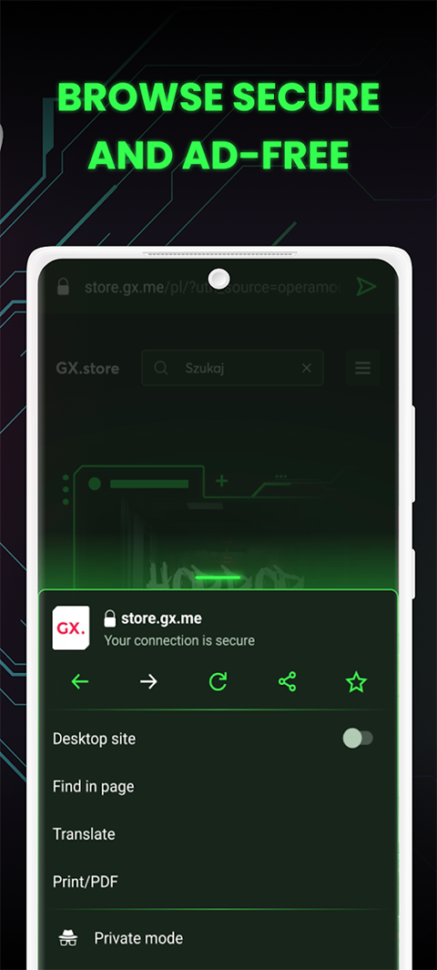 Opera GX浏览器手机版下载第1张截图