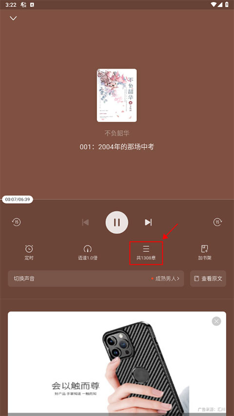 听书播放设置截图